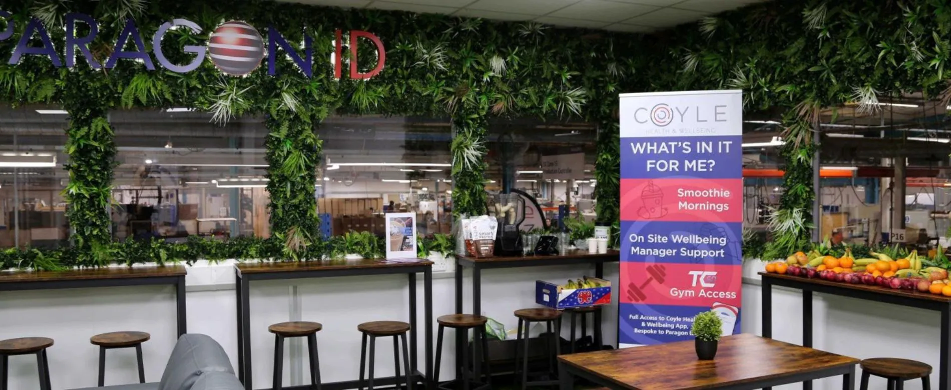 Staff breakout area at Paragon ID UK Hull