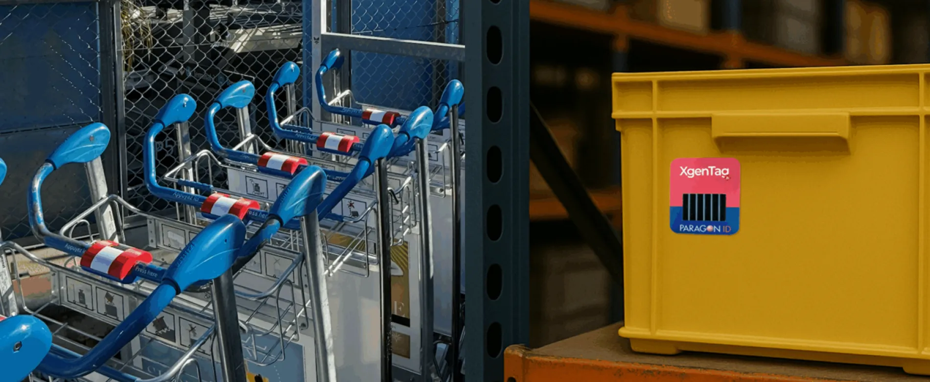 Trolleys and boxes with XgenTag