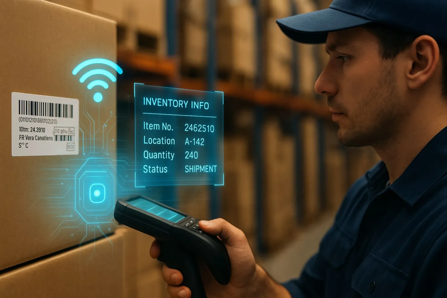 using rfid labels in supply chain