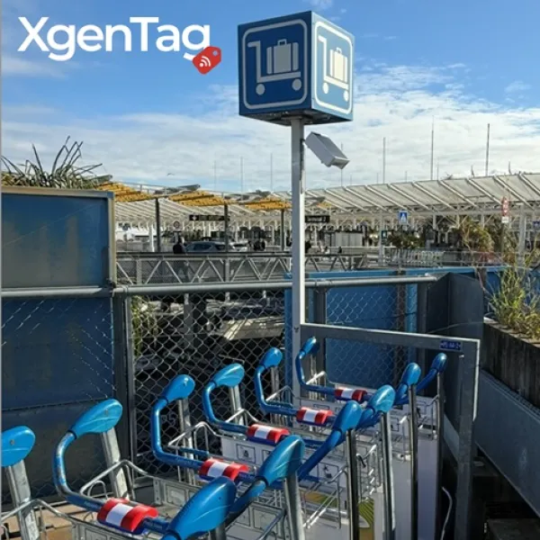 Chariots aéroports avec XgenTags